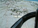 Plymouth, the abandoned ash-covered former capital of Montserrat.